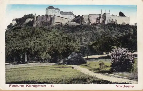 Festung Königstein in Sachsen, Nordseite, ungelaufen