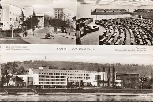 Bonn, Bundeshaus, Historique, Députés, incurvé