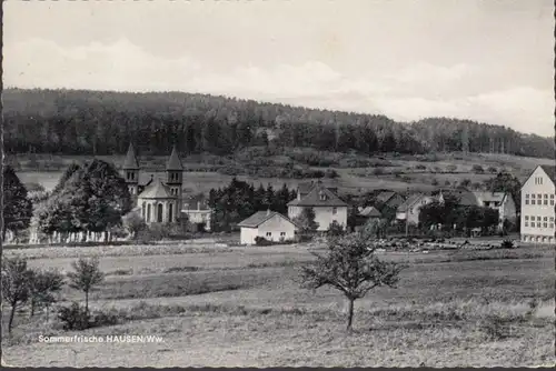 Hausen, Sommerfrische, Stadtansicht, gelaufen