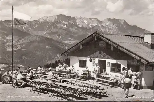 Berchtesgaden, Oberahornalm avec Untersberg, incurvé