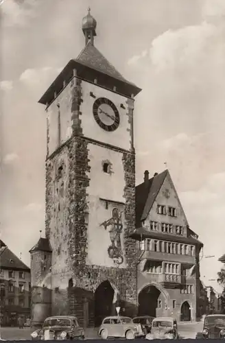 Fribourg, La porte de la Schwaben, incurvée