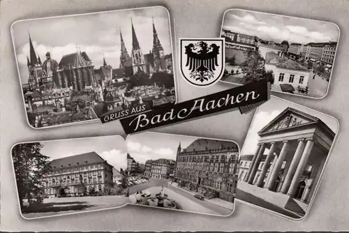 Bad Aachen, Mehrbild, gelaufen 1960