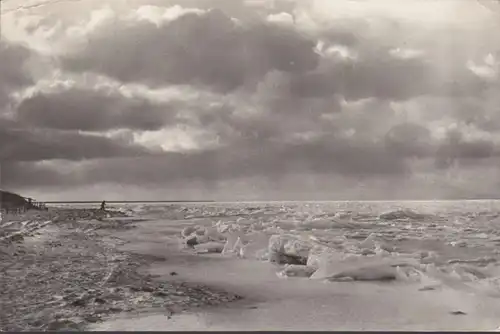 Mecklembourg- Poméranie occidentale, hiver sur la mer Baltique, a couru 1967