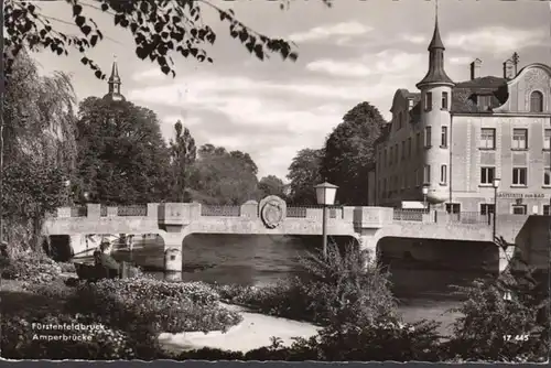 Fürstenfeldbruck, Amperbrücke, gelaufen 1958