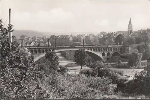 Plauen, Friedrich Ebert Brücke, ungelaufen