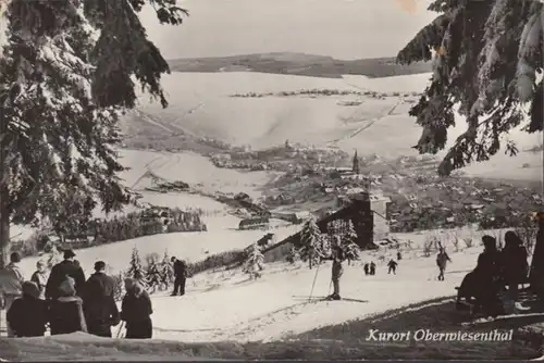 Oberwiesenthal, Sprungschanze, Skifahrer, gelaufen