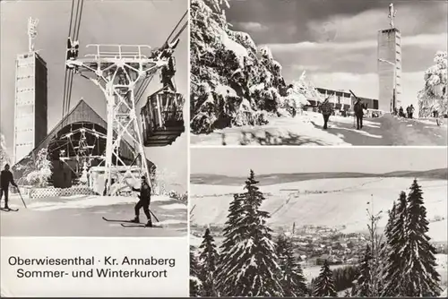 Oberwiesenthal, Sommer- und Winterkurort, gelaufen