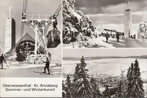 Oberwiesenthal, station thermale d'été et d ' hiver, courue