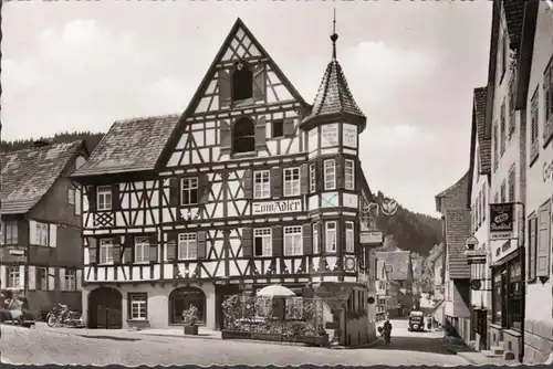 Schiltach, auberge Zum Adler, couru en 1963