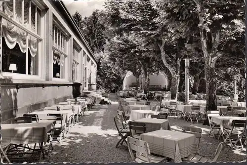 Bad Soden, Kurhausterrasse, gelaufen 1957