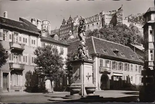 Heidelberg, Au Kornmarkt, couru en 1955