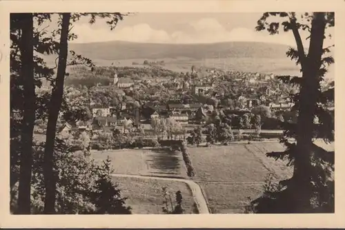 Bad Salzungen, Stadtansicht, gelaufen