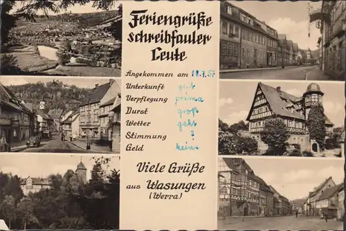 Wasungen, Stadtansichten, gelaufen 1957