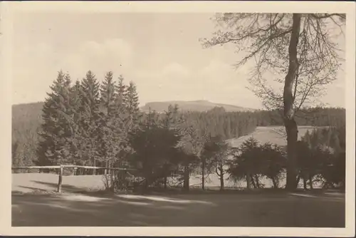 Oberhof, vue boisée, couru en 1956