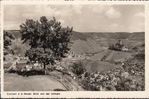 Cochem, Blick von der Umkehr, gelaufen 1952