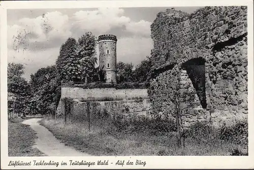Tecklenburg, Auf der Burg, gelaufen 1955