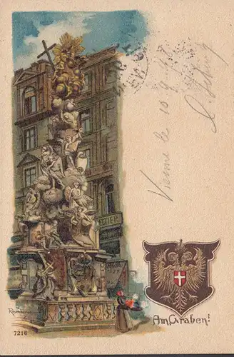 Vienne, Am Graben, couru en 1898