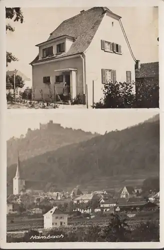 Hambach a.d. Weinstraße, vue sur la ville, maison, incurvée