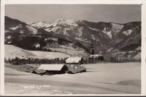 Weyer à l'Enns, vue de la ville en hiver, couru