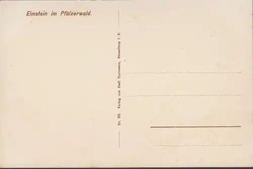 Elmstein, Stadtansicht, ungelaufen