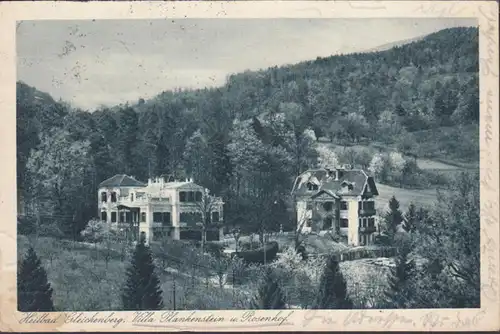Bad Gleichenberg, Villa Plankenstein und Rosenhof, gelaufen 1938