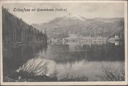 Lac d'Expérience avec l'alpe communale, couru en 1926