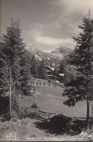 Ramsau, Pension vue à distance, couru en 1937