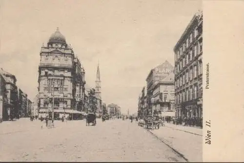 Wien, Praterstrasse, ungelaufen