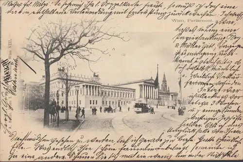 Vienne, Parlement, 1900 couru.