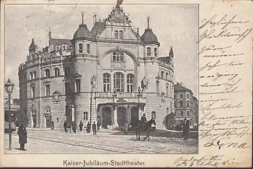 Wien, Kaiser Jubiläums Stadttheater, gelaufen 1899