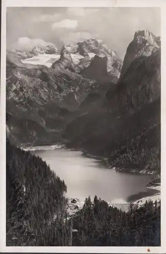 Gosau, Gosausee mit Dachstein, gelaufen 1942