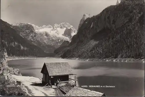 Gosau, Gosausee mit Dachstein, gelaufen 1930