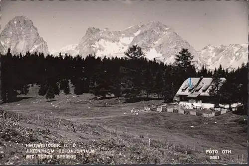 Hinterstoder, Jugendheim, gelaufen 1961