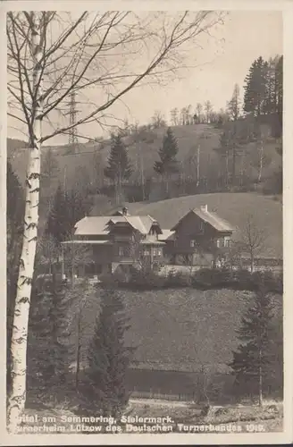 L'hôpital de Semmering, Turnerheim Lützow, couru