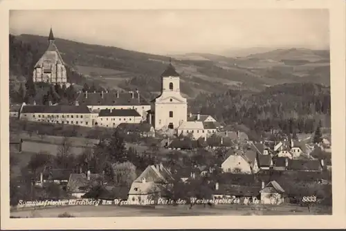 Kirchberg am Wechsel, Stadtansicht, gelaufen 1942