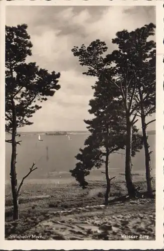 La mer de Steinhude, montagne blanche, courue