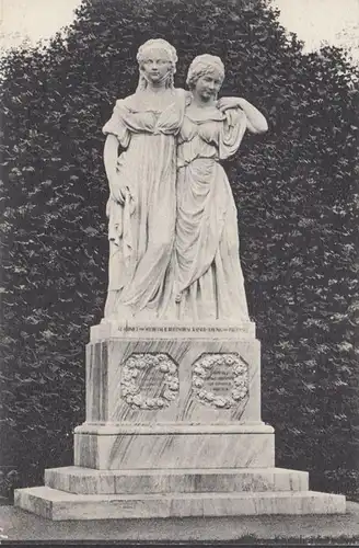 Hannover, Königinnen Denkmal, gelaufen 1911