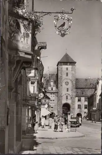 Villingen, Rue Haute, Corbelles de café, Central optique Albert Singen en 1962