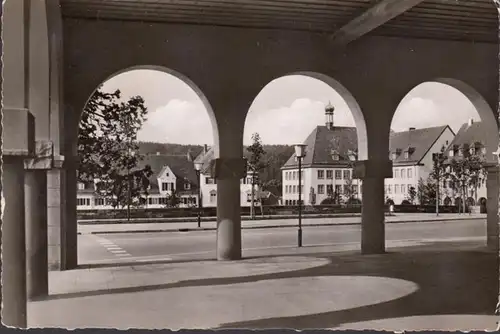 Freundenstadt, vue sur la place du marché, couru 1956