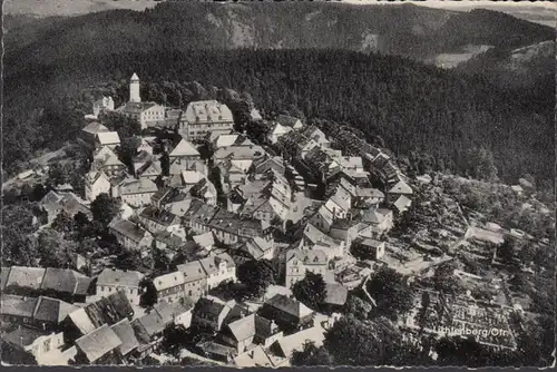 Lichtenberg Oberfranken, Fliegeraufnahme, gelaufen 1958