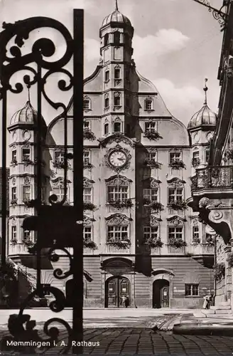 Memmingen, Rathaus, gelaufen 1961