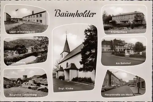 Baumholder, Bahnhof, Krankenhaus, Lager, Kirche, gelaufen