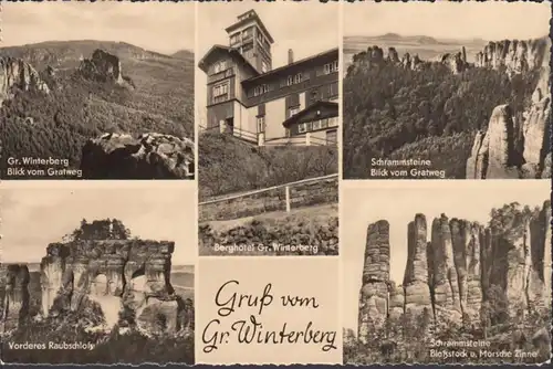 Gruss vom Grossen Winterberg, Mehrbild, ungelaufen