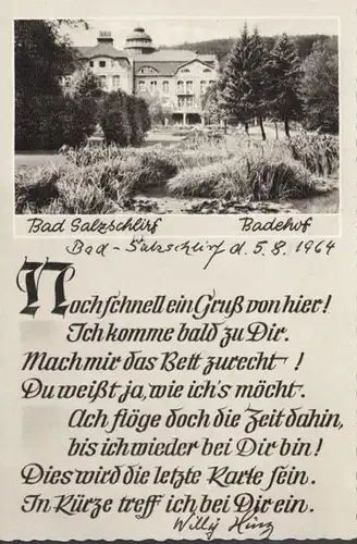 Bad Salzschlirf, Burghof, ungelaufen