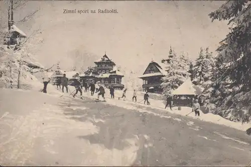 Zimni sport na Radhosti, ungelaufen- datiert 1920