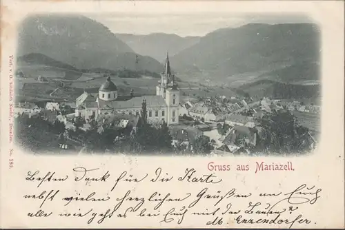 Grave de Mariazell, couru en 1899