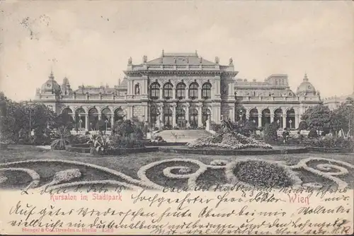 Wien, Kursalon im Stadtpark, gelaufen 1915