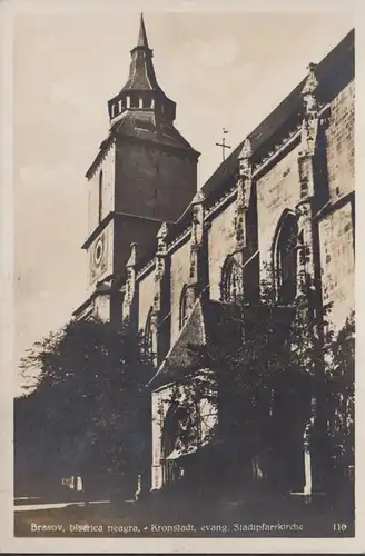 Brasow, Kronstadt, Biserica Neagra, Stadtpfarrkirche, gelaufen 1931