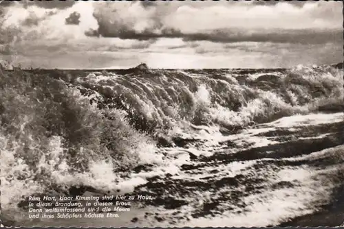 Insel Sylt, Windstärke 11, gelaufen 1960