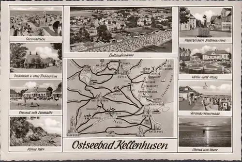 Kellenhusen, Golf Platz, Promenade, Fischerhaus, Lesehalle, ungelaufen